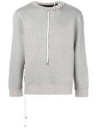 Craig Green Bonded Laced Sweatshirt - Grey