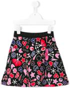 Kenzo Kids - Printed Skirt - Kids - Cotton - 6 Yrs, Black