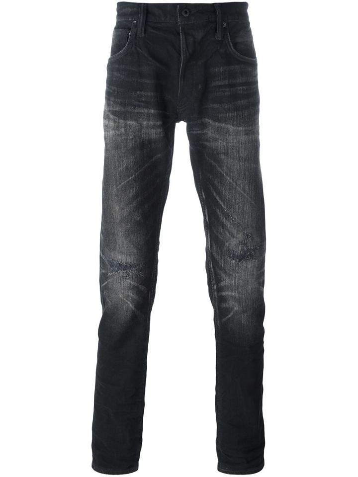 Mastercraft Union 'fade To Black' Jeans, Men's, Size: 32, Black, Cotton/polyurethane