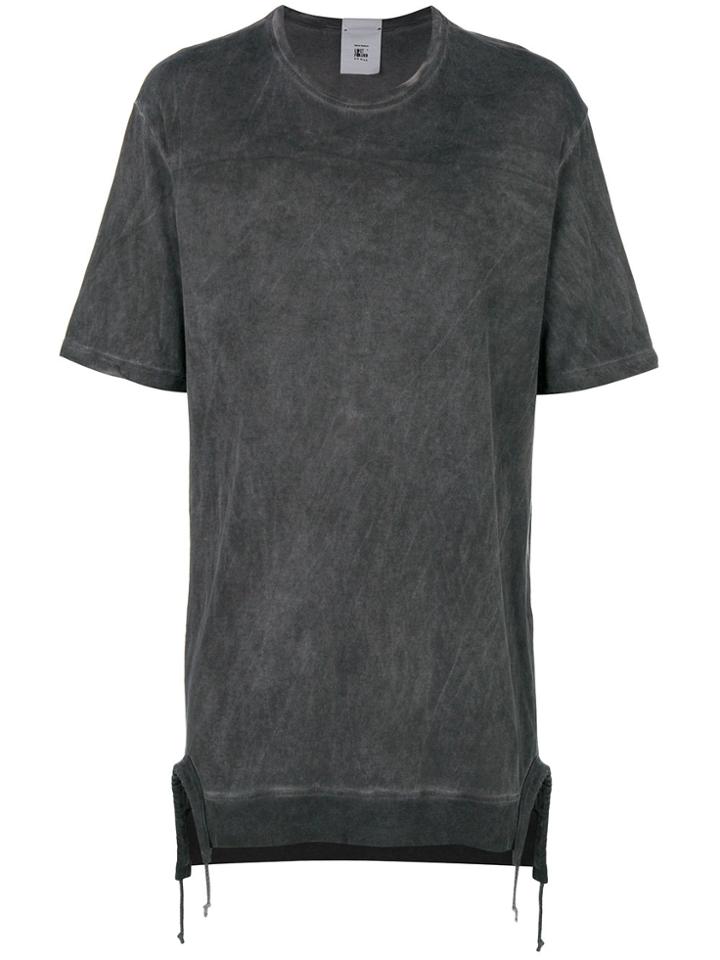 Lost & Found Rooms Oversized Faded T-shirt - Grey