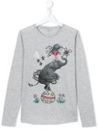 Stella Mccartney Kids 'barley' Elephant T-shirt, Girl's, Size: 14 Yrs, Grey