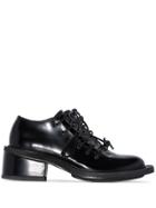 Simone Rocha Lace-up Heeled Brogues - Black