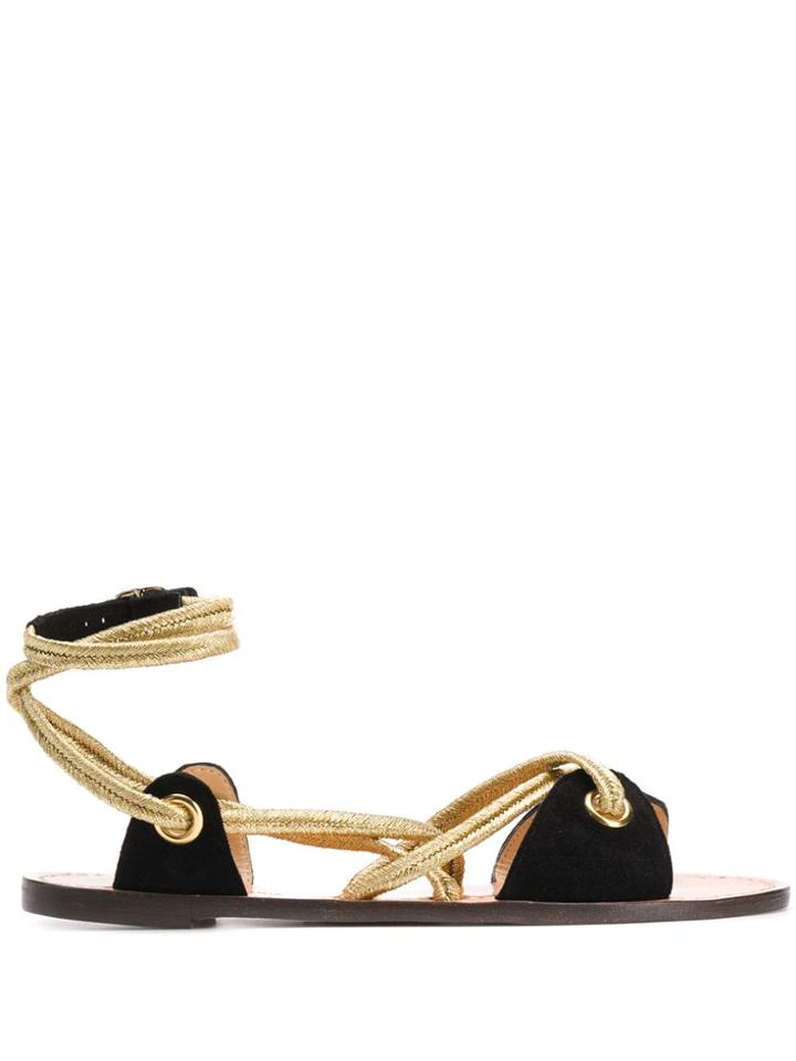 Tila March Barbara Flat Sandal - Black