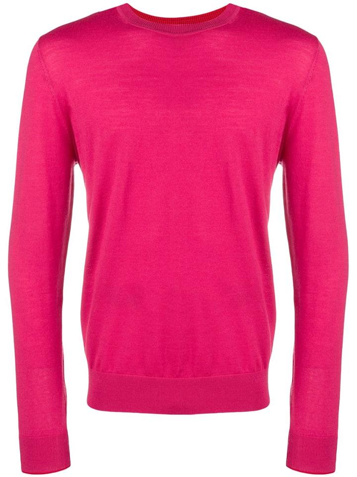 Ps By Paul Smith Crew Neck Sweater - Pink