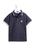 Stone Island Kids Classic Polo Shirt, Toddler Boy's, Size: 2 Yrs, Blue