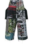 Miharayasuhiro Panel Jaquard Pants
