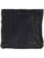 The Last Conspiracy Textured Zipped Pouch - Black