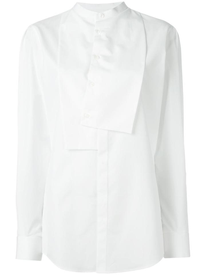 Dsquared2 Angular Button-down Shirt, Women's, Size: 42, White, Cotton