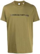 Aspesi Things As They Are T-shirt - Green