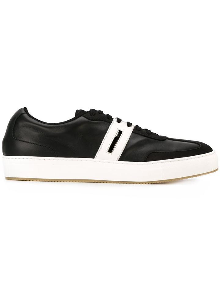 Neil Barrett Single Stripe Sneakers