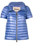 Herno Short-sleeve Padded Jacket - Blue