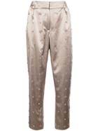 Koché Embellished Tailored Trousers - Gold