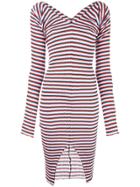 Sonia Rykiel Striped Stretch Midi Dress - Multicolour