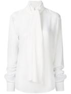 Faith Connexion Tie Neck Blouse - White