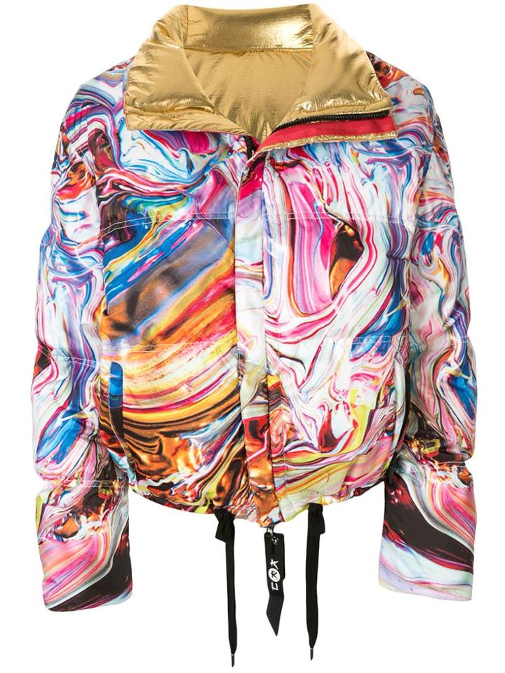 Kru Reversible Puffer Jacket - Multicolour