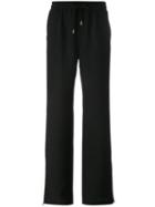 Barbara Bui Side Stripes Track Pants, Women's, Size: 38, Black, Polyester