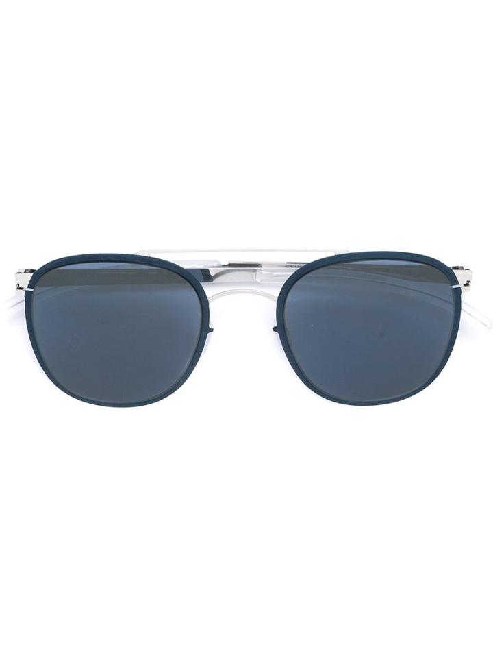 Mykita - 'keaton' Sunglasses - Unisex - Silicone/metal - One Size, Grey, Silicone/metal