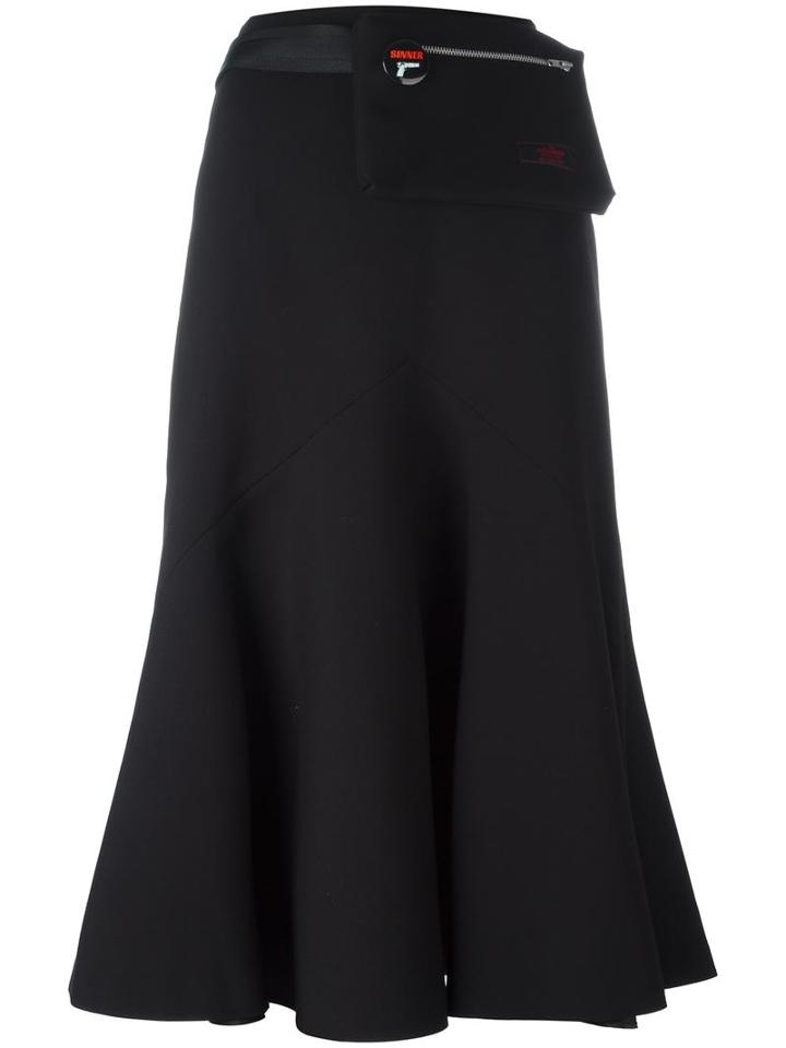 Hyein Seo Mermaid Skirt, Women's, Size: 0, Black, Viscose/polyester/spandex/elastane