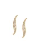Anita Ko Diamond Leaf Earrings