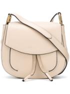 Marc Jacobs - Tassel-front Shoulder Bag - Women - Calf Leather - One Size, Women's, Nude/neutrals, Calf Leather