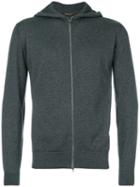Loro Piana - Hooded Zip-up Jacket - Men - Cotton/cashmere - M, Grey, Cotton/cashmere