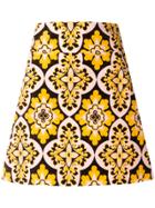 La Doublej Vintage Print Mini Skirt - Multicolour