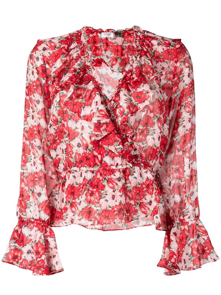 Rixo Diana Blouse - Red