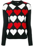 Love Moschino Heart Knitted Jumper - Black