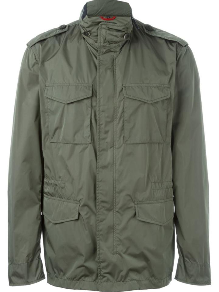 Fay Cargo Jacket, Men's, Size: Xxxl, Green, Polyamide