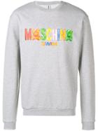 Moschino Gummy Logo Sweatshirt - Grey