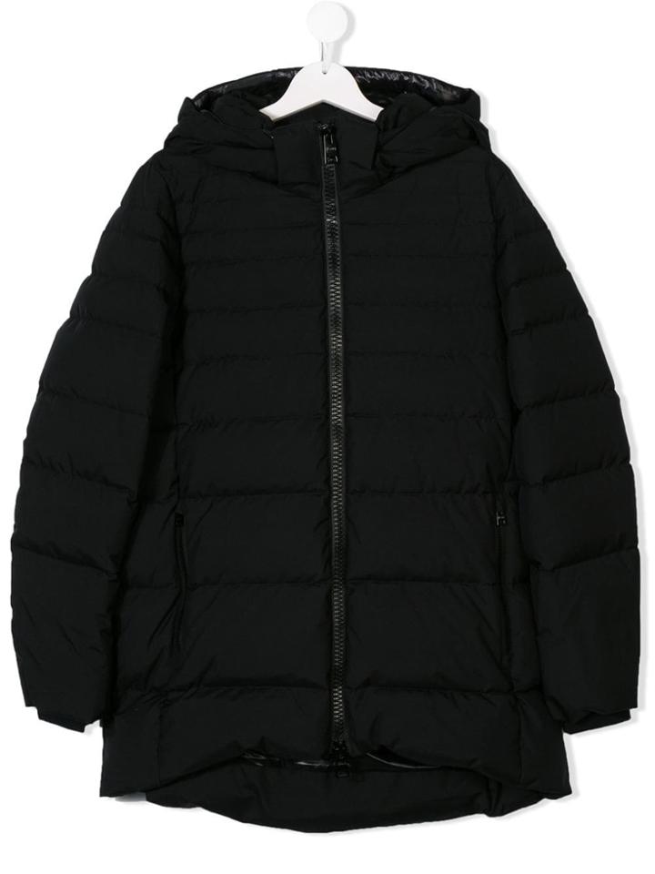 Herno Kids Teen Classic Padded Coat - Black