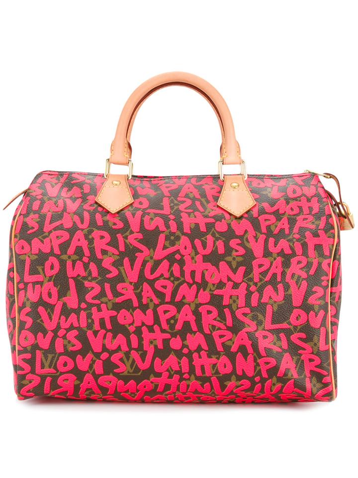 Louis Vuitton Vintage Speedy 30 Monogram Tote - Brown