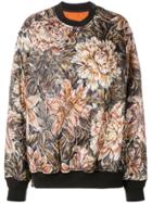 Y-3 Quilted Floral Print Oversized Sweater - Nude & Neutrals
