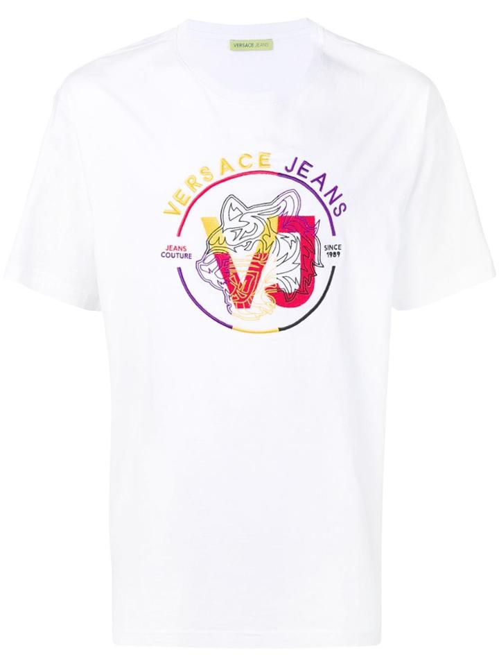 Versace Jeans Vj Print T-shirt - White