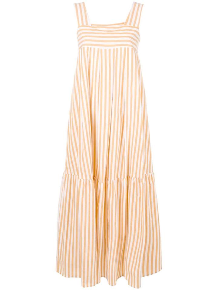 Roberto Collina Long Striped Dress - Yellow