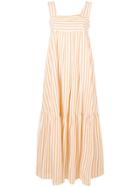 Roberto Collina Long Striped Dress - Yellow