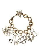 Lanvin Charm Pendant Bracelet, Women's, Metallic