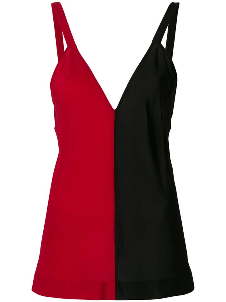 Haider Ackermann Colour Blocked Camisole - Red
