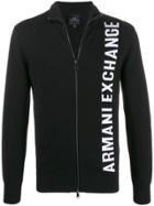 Armani Exchange Roll Neck Logo Sweatshirt - Black