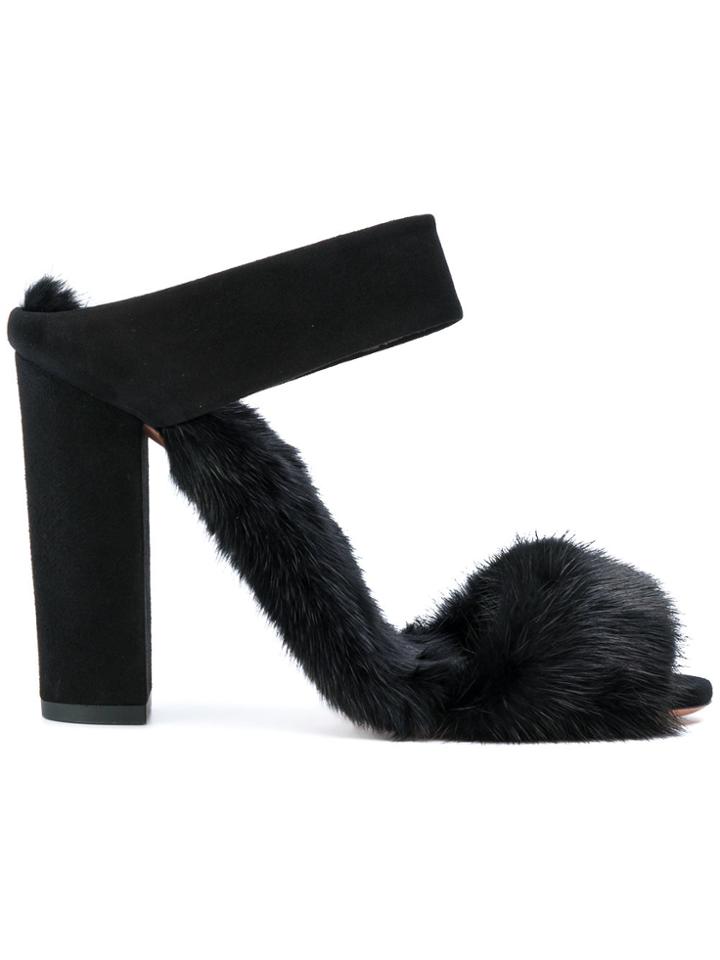 Aquazzura Purr Purr Sandals - Black