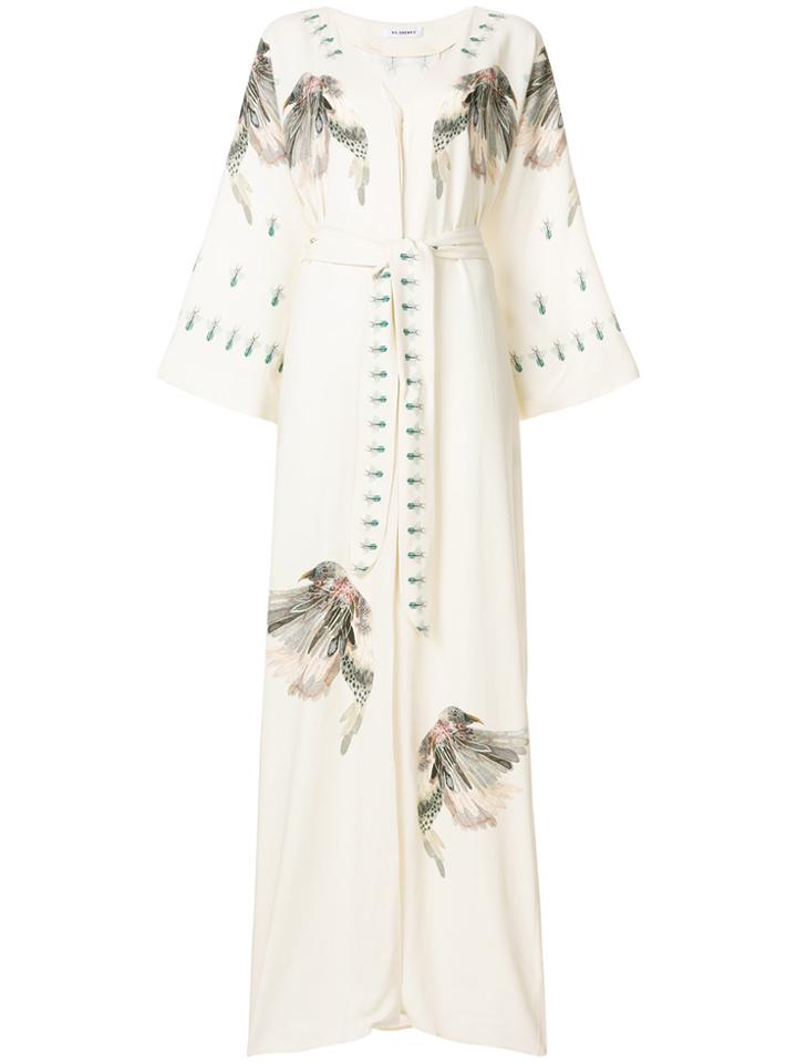 Vilshenko Kimono-style Dress - White