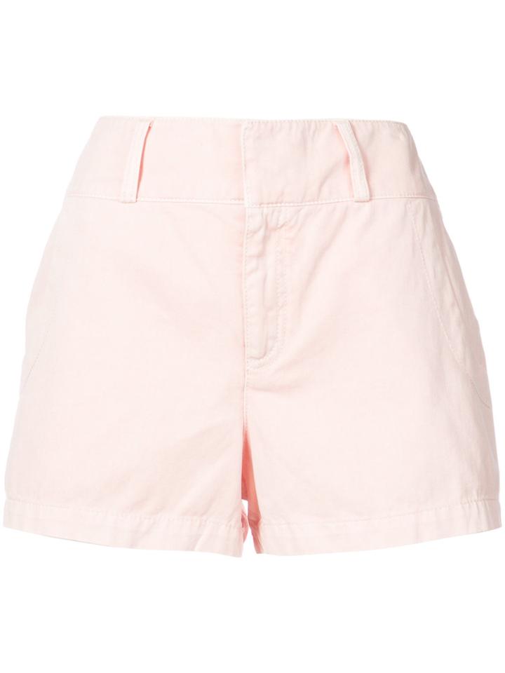 Cinq A Sept High Rise Shorts - Pink & Purple