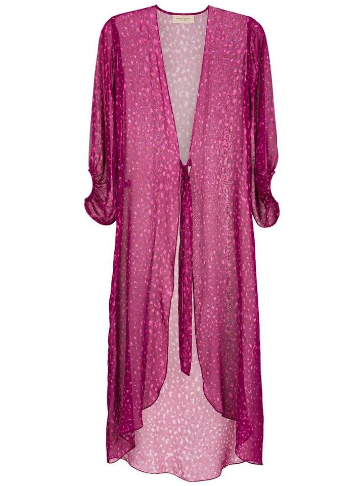Adriana Degreas Silk Beach Dress - Pink