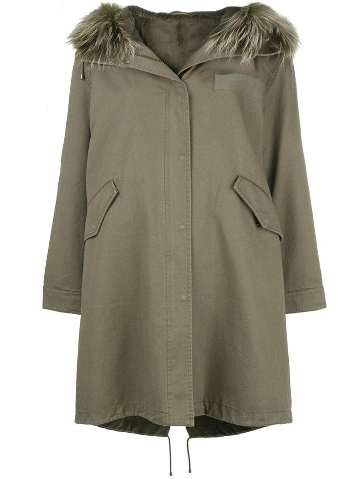 Liska Mid-length Parka - Green