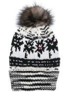 Missoni Fur Pom Pom Hat - Grey