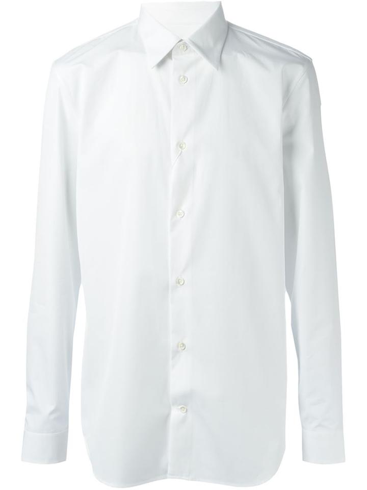Maison Margiela Classic Formal Shirt, Men's, Size: 46, White, Cotton
