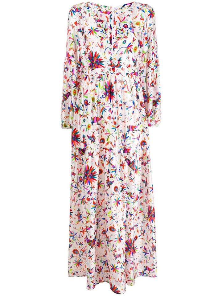 Black Coral Silvy Dress - White