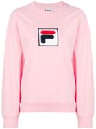 Fila Logo Patch Sweatshirt - Pink & Purple