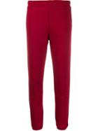Love Moschino Logo Print Trousers - Red