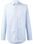 Etro Micro Print Shirt, Men's, Size: 40, Blue, Cotton